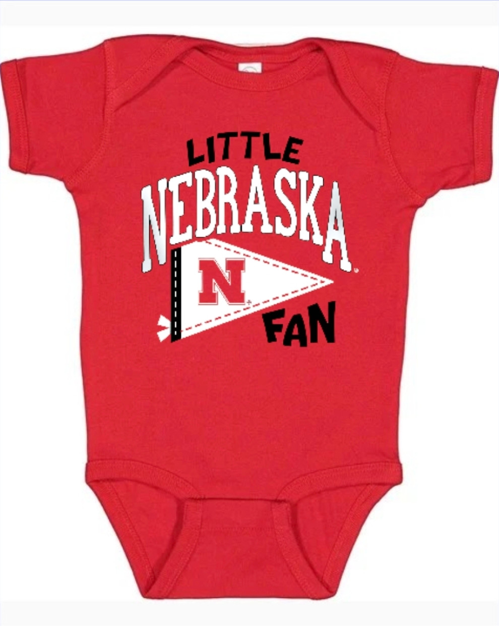 Nebraska Cornhuskers Lil Fan Baby Onesie