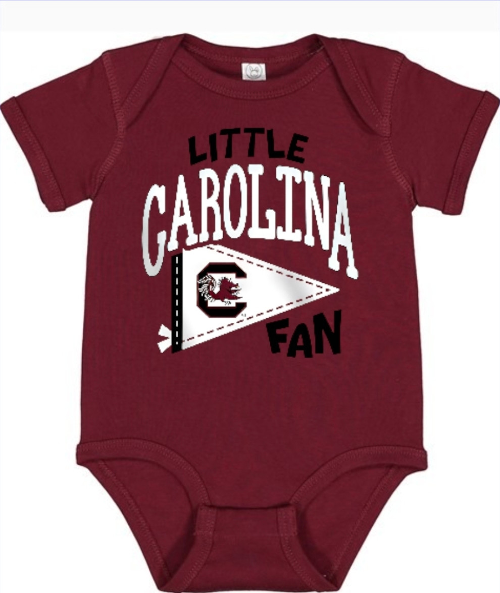 South Carolina Gamecocks  Lil Fan Baby Onesie