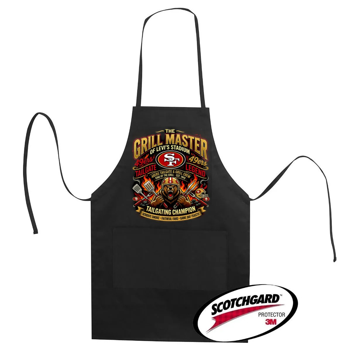 San Francisco 49ers Kitchen or BBQ Apron