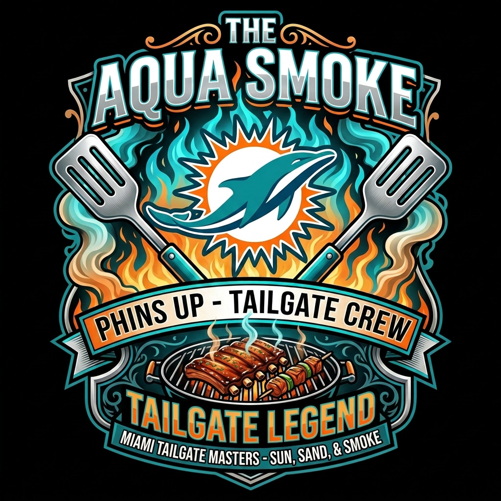 Miami Dolphins Kitchen or BBQ Apron