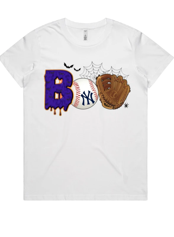 New York Yankees Women Halloween Graphic T-Shirt