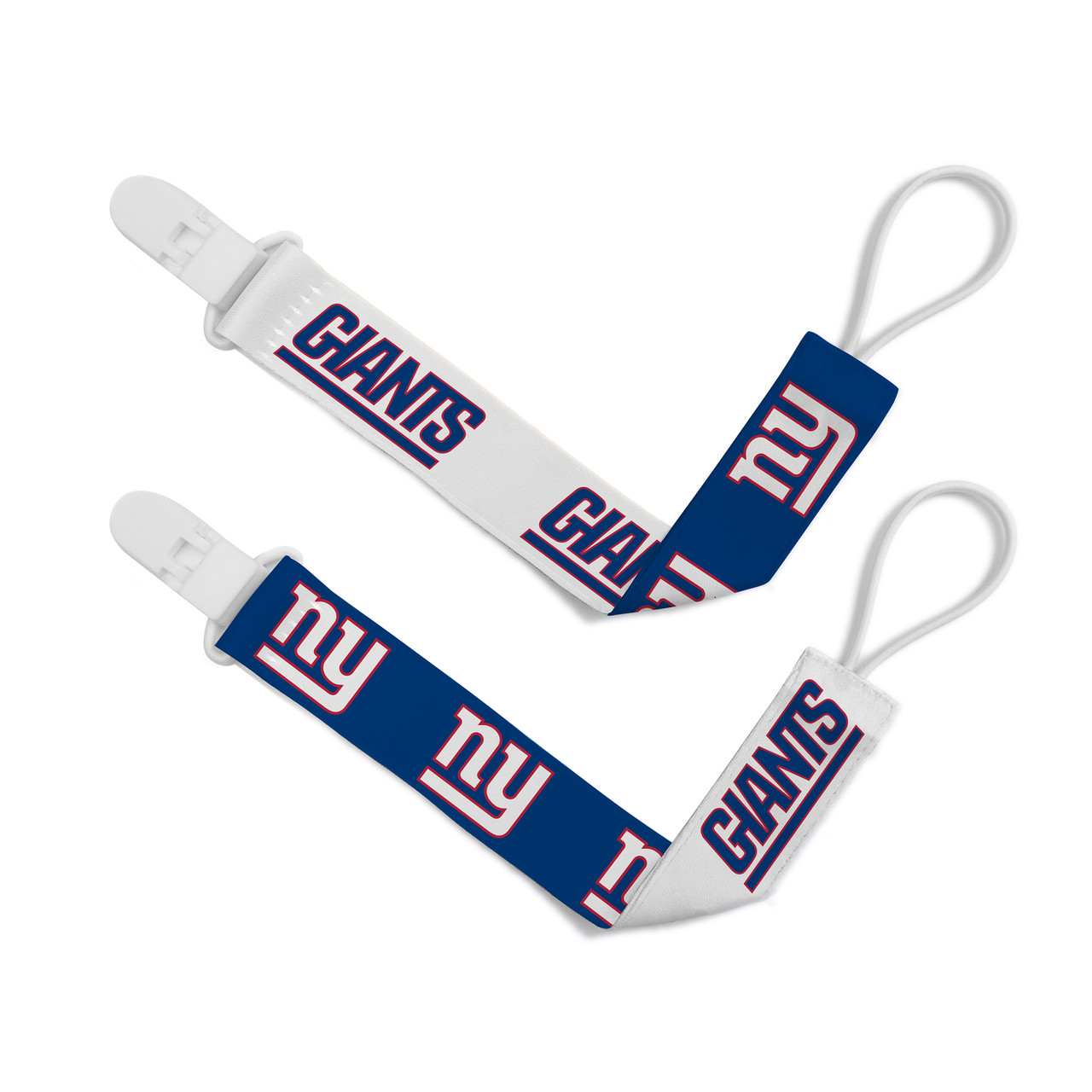 New York Giants Pacifier Clip 2-Pack