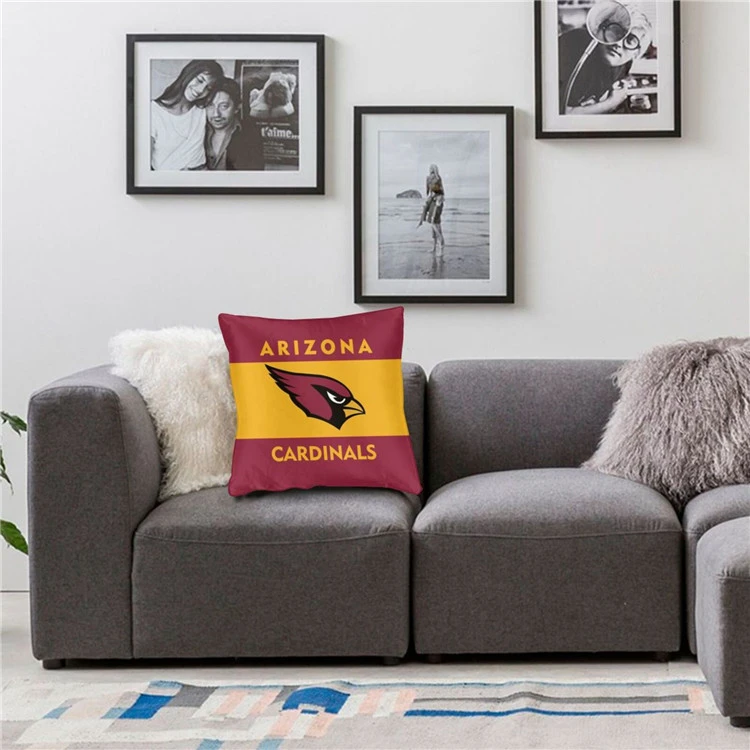 Arizona Cardinals 2pc 18" x 18" Pillow Case Covers (Printed 1 Side)