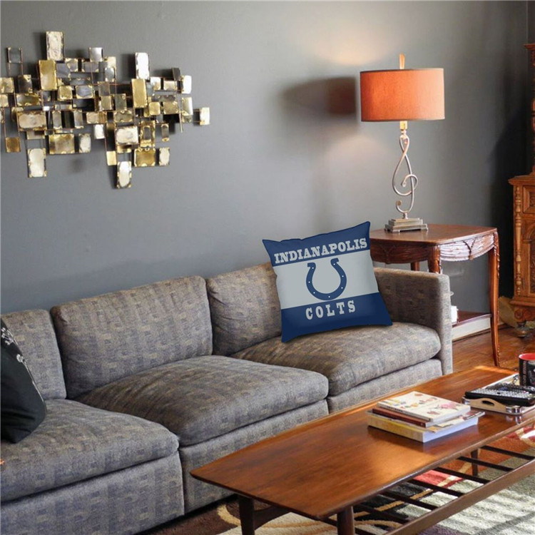 Indianapolis Colts 2pc 18" x 18" Pillow Case Covers (Printed 1 Side)