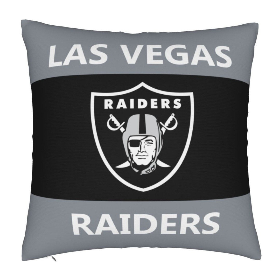 Las Vegas Raiders 2pc 18" x 18" Pillow Case Covers (Printed 1 Side)