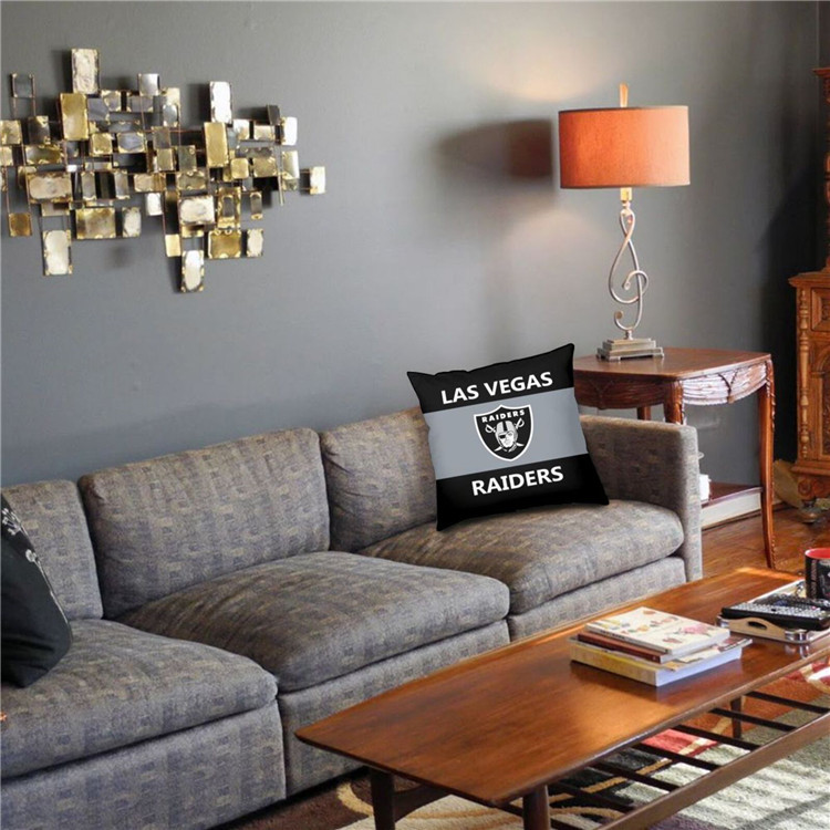Las Vegas Raiders 2pc 18" x 18" Pillow Case Covers Nation(Printed 1 Side)