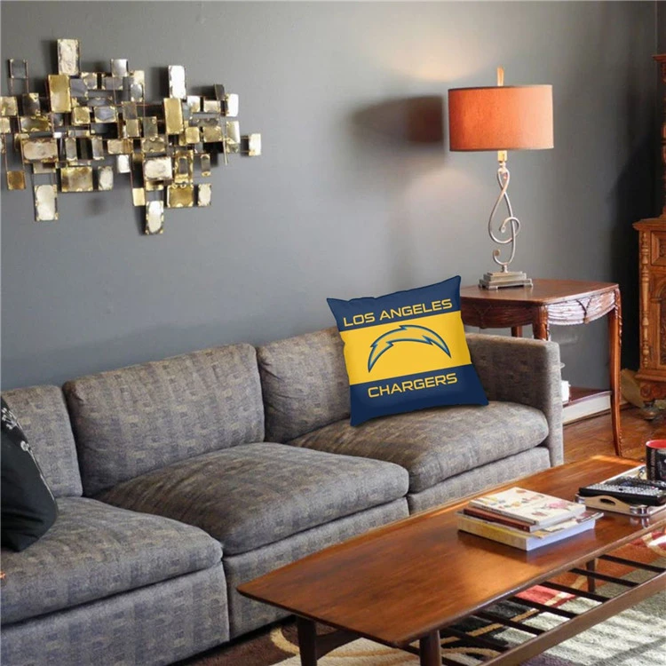 Los Angeles Chargers 2pc 18" x 18" Pillow Case Covers (Printed 1 Side)