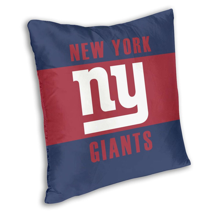 New York Giants 2pc 18" x 18" Pillow Case Covers (Printed 1 Side)