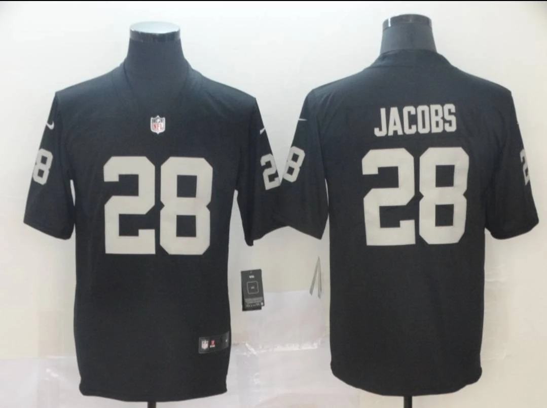 Las Vegas Raiders Josh Jacobs #28 Stitched NFL Jersey