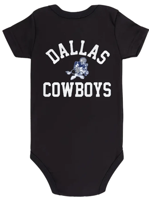 Dallas Cowboys Baby Onesie Black