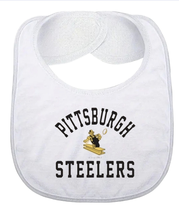 Pittsburgh Steelers Baby Bib