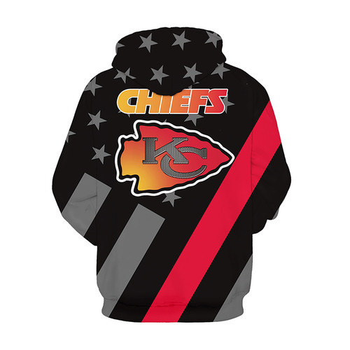 Kansas City Chiefs Stars & Stripes Unisex Hoodie