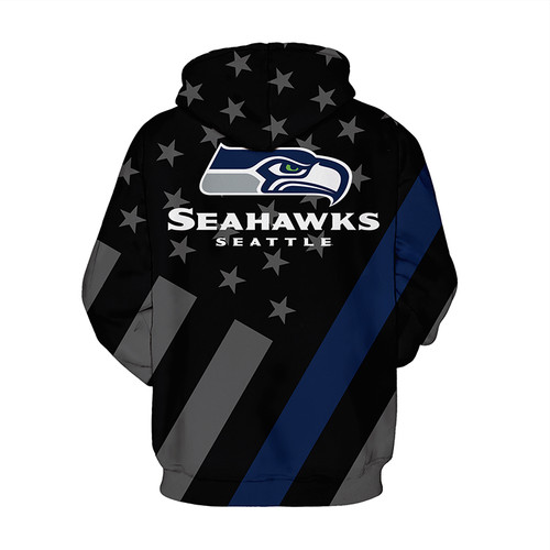 Seattle Seahawks Stars & Stripes Unisex Hoodie