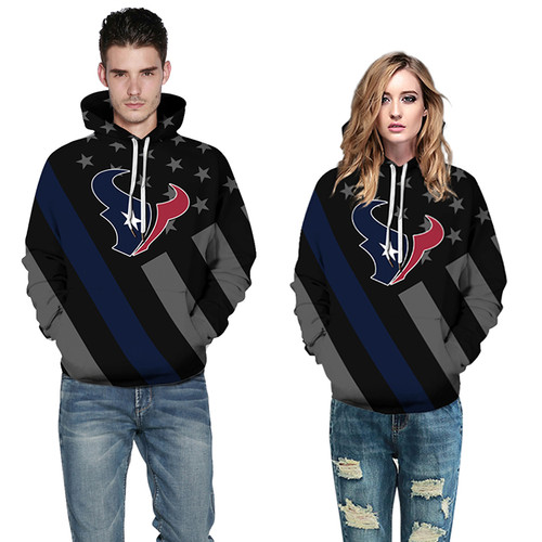 Houston Texans Stars & Stripes Unisex Hoodie