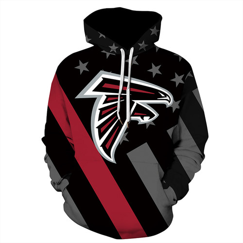 Atlanta Falcons Stars & Stripes Unisex Hoodie