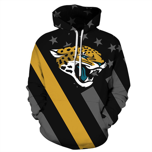 Jacksonville Jaguars Stars & Stripes Unisex Hoodie