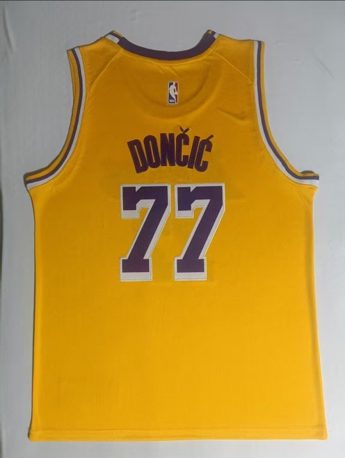 Los Angeles Lakers #77 Luka Doncic  Home Jersey