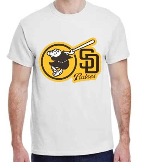 San Diego Padres Men's T-Shirt Old School Logo