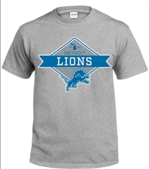 Detroit Lions Men's T-Shirt Logo