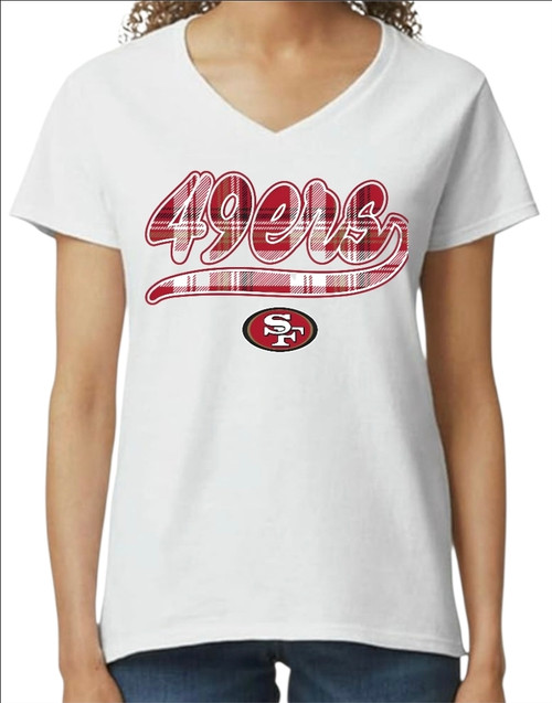 San Francisco 49ers Women's V-Neck