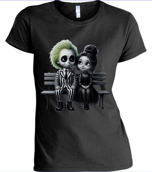 Beetlejuice & Lydia Cute Women's Shirt