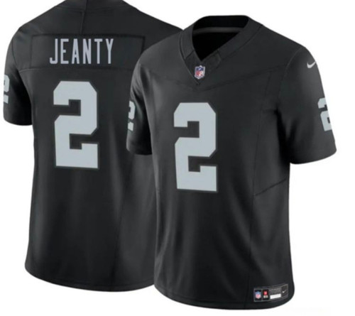 Las Vegas Raiders #2 Ashton Jeanty Stitched NFL Jersey