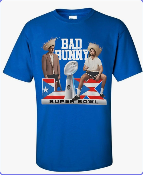 Bad Bunny Superbowl Halftime Show Men's T-Shirt