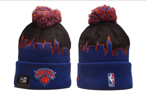 New York Knicks Pom Knit Beanie New York Knicks Pom Knit Beanie