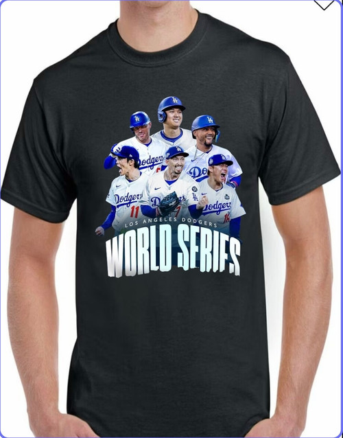 Los Angeles Dodgers Men's World Series T-Shirts