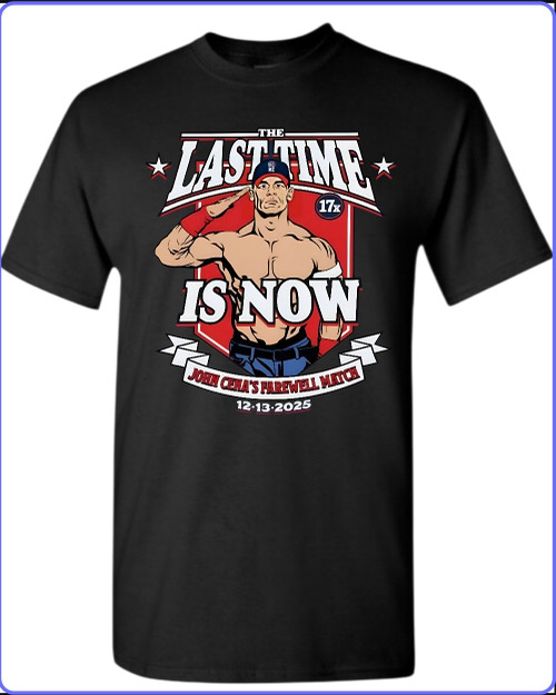 John Cena WWE Last Match Youth or Adult T-Shirt