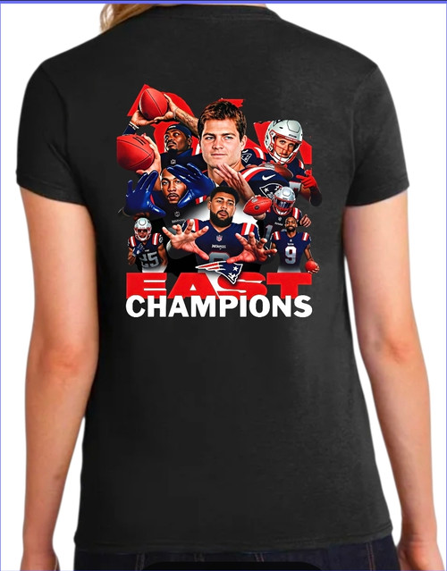 New England Patriots 2025 AFC Champions Womens T-Shirt