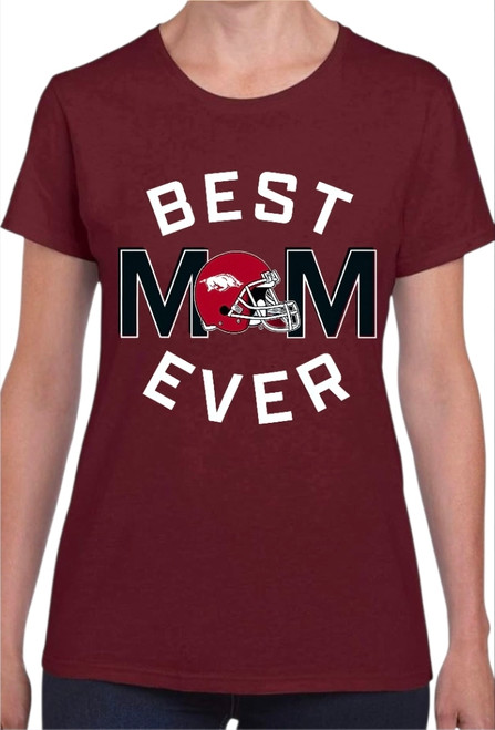 Arkansas Razorbacks "Best Mom Ever" Women's T-Shirt