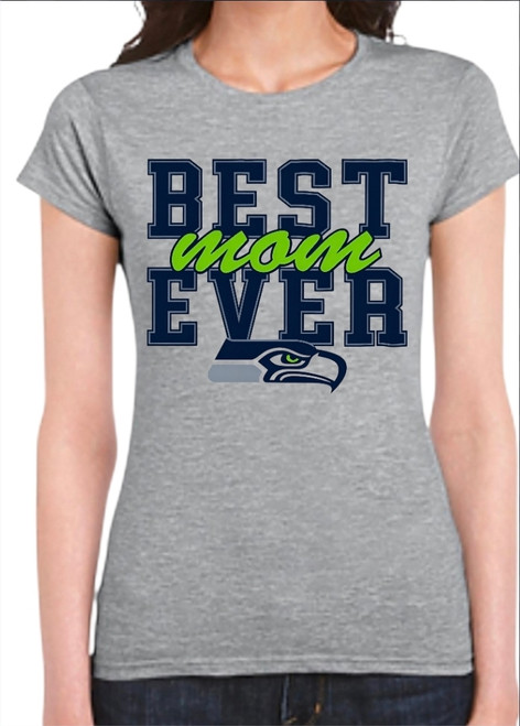 Seattle Seahawks "Best Mom Ever" Women's T-Shirt