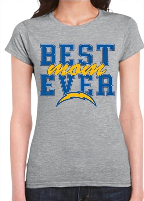 Los Angeles Chargers "Best Mom Ever" Women's T-Shirt