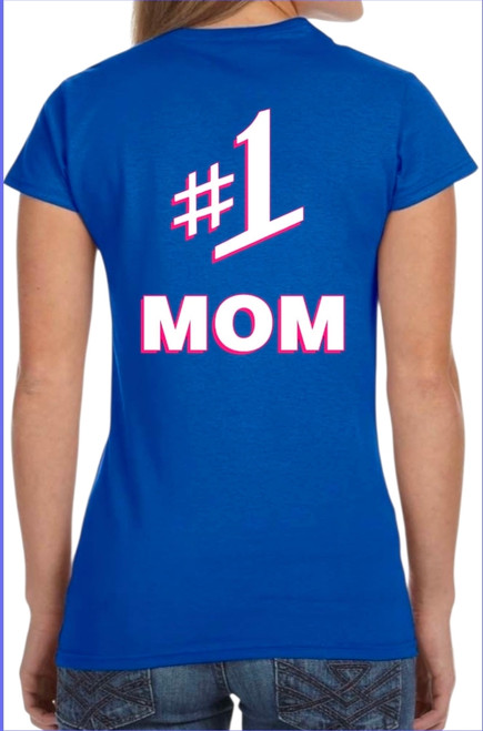 Chicago Cubs "#1 Mom Love" Women's T-Shirt