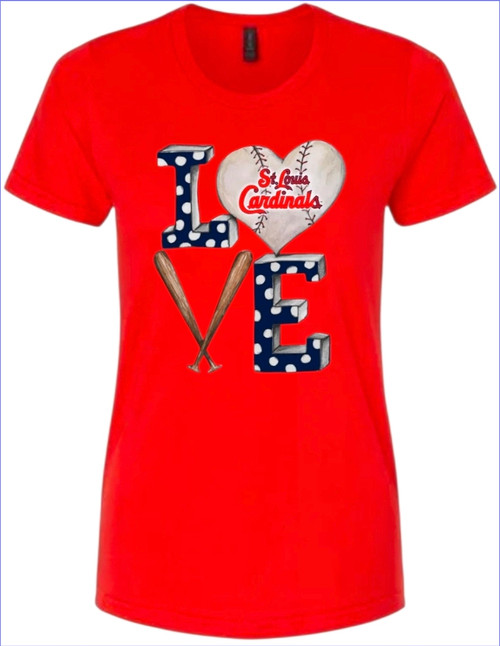 St. Louis Cardinals "#1 Mom Love" Women's T-Shirt