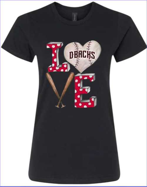 Arizona Diamondbacks "#1 Mom Love" Women's T-Shirt