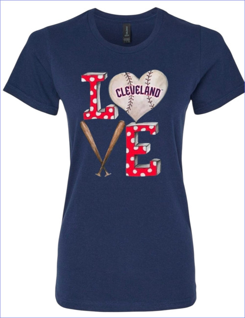 Cleveland Guardians #1 Mom Love" Women's T-Shirt
