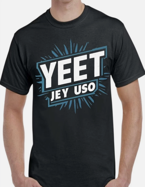 Jey Uso "Yeet" Youth or Adult T-Shirt  Logo