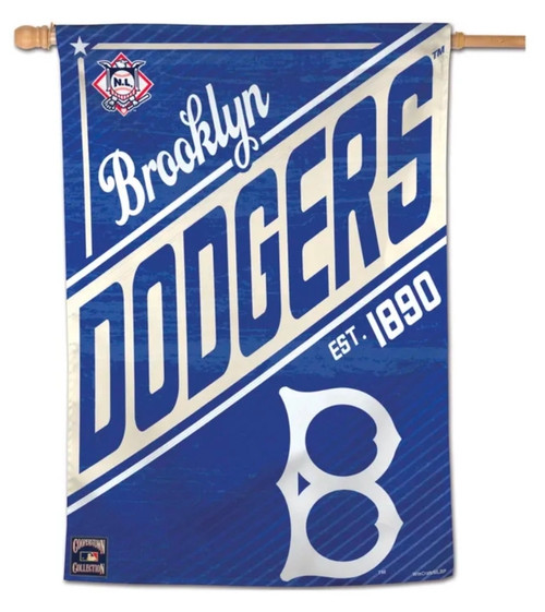 Los Angeles Dodgers Brooklyn One Side Banner 28" x 40"