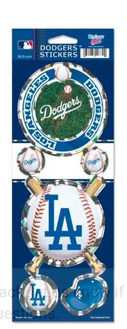 Los Angeles Dodgers Prismatic Stickers