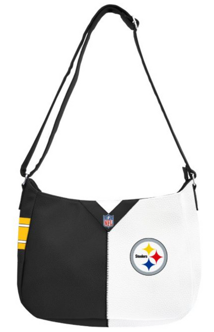 Pittsburgh Steelers Pebble Split Hobo Purse