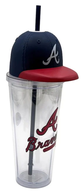 Atlanta Braves Mascot Lid 24oz Sipper