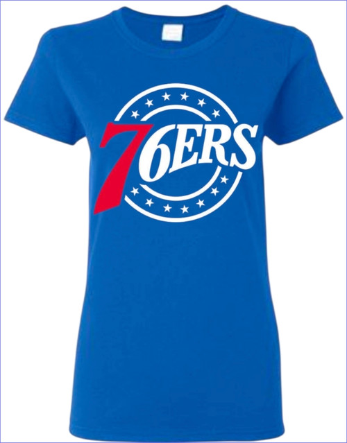Philadelphia 76ers Women's T-Shirt Blue