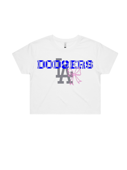 Los Angeles Dodgers Women's Graphic Crop Tee