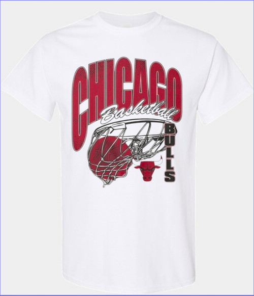 Chicago Bulls Basketball Rim Men's T-Shirt
