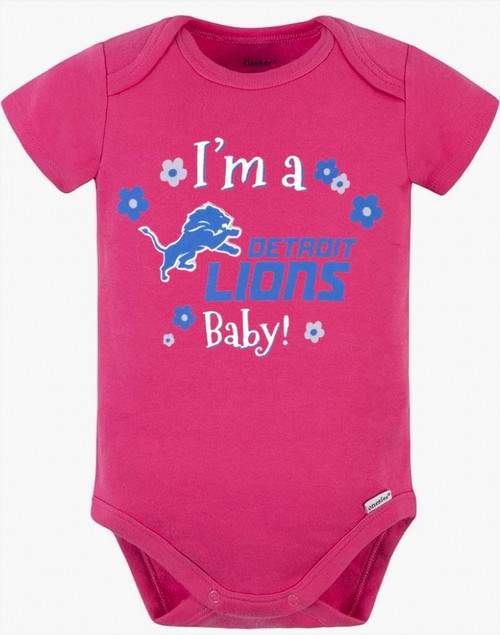 Detroit Lions Baby Onesie