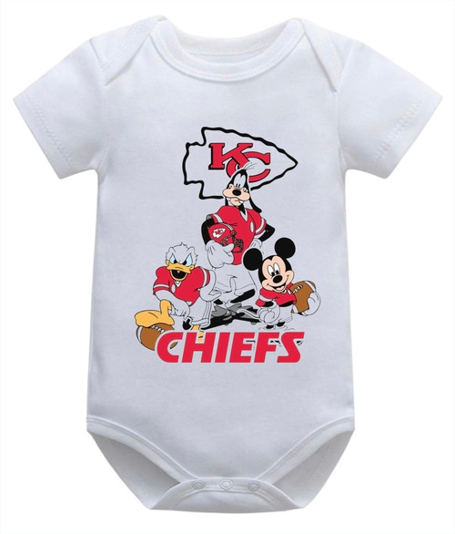 Kansas City Chiefs Disney Baby Onesie