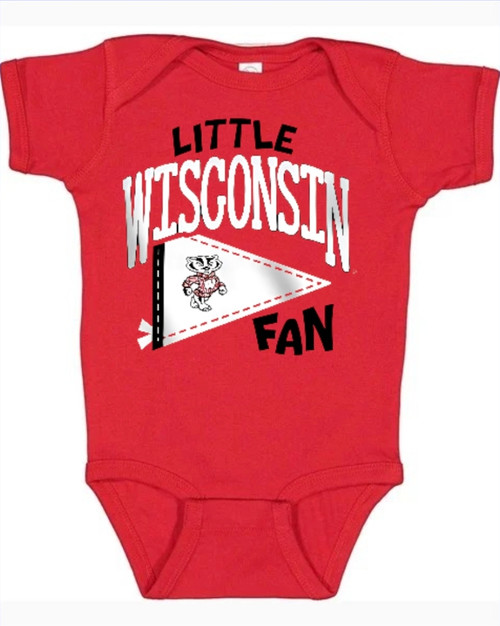 Wisconsin Badgers Lil Fan Baby Onesie