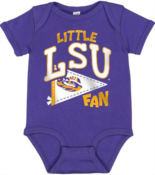 LSU Tigers  Lil Fan Baby Onesie